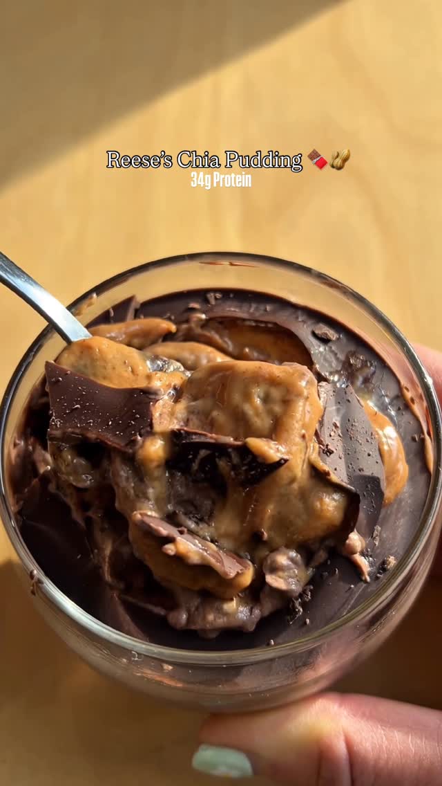 Reese's Inspired Chia Pudding Breakfast recipe