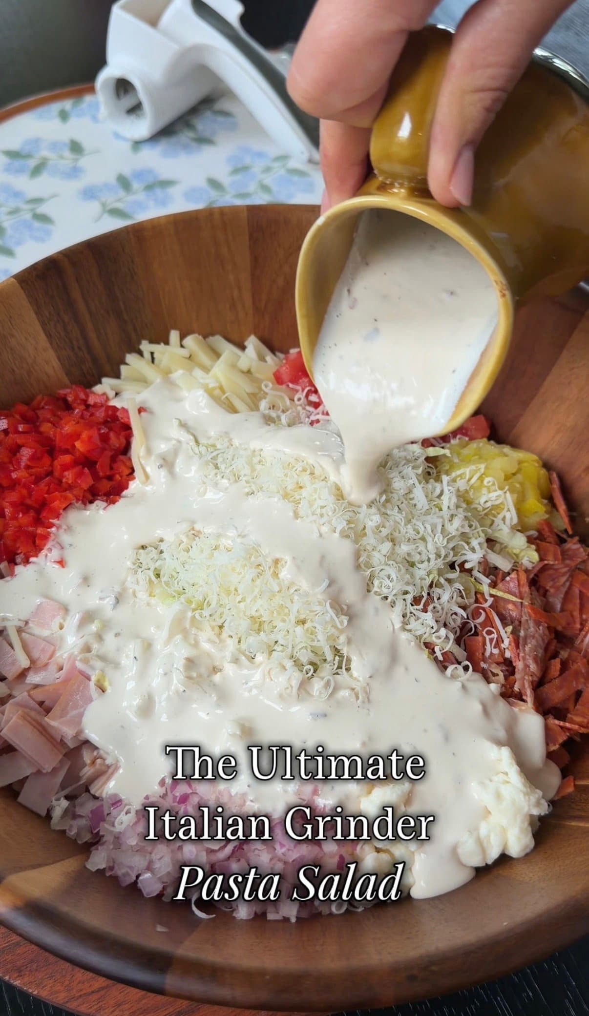 The Ultimate Italian Grinder Pasta Salad recipe