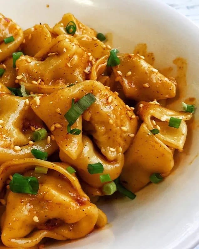 Spicy Sichuan Wontons / Spicy Dry-Mixed Wontons recipe