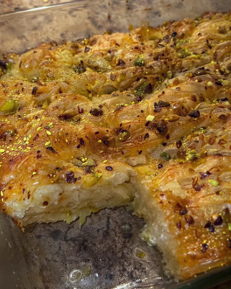 Crinkle Baklava recipe