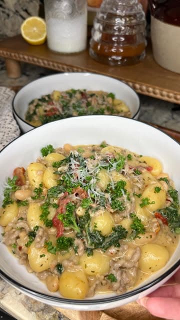 Italian Sausage & White Bean Gnocchi recipe