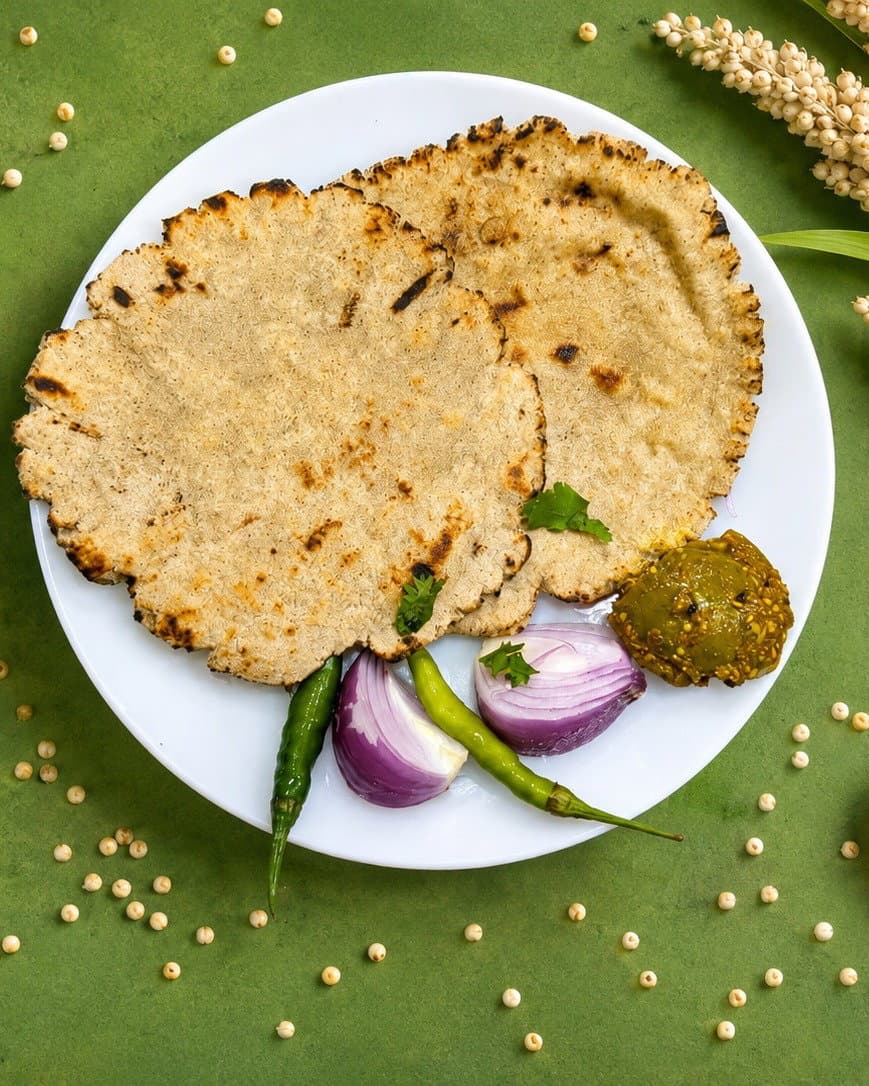 Jowar Roti (Sorghum Flatbread) recipe