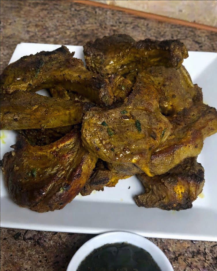 Marinated Lamb Chops with Butter Glaze recipe
