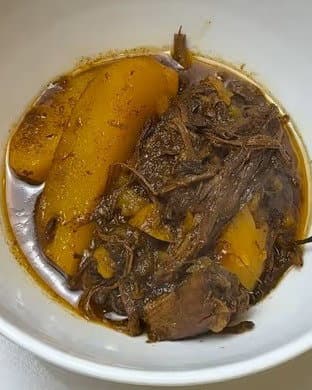 Crock Pot Magic: Short Rib + Skirt Steak Stew recipe