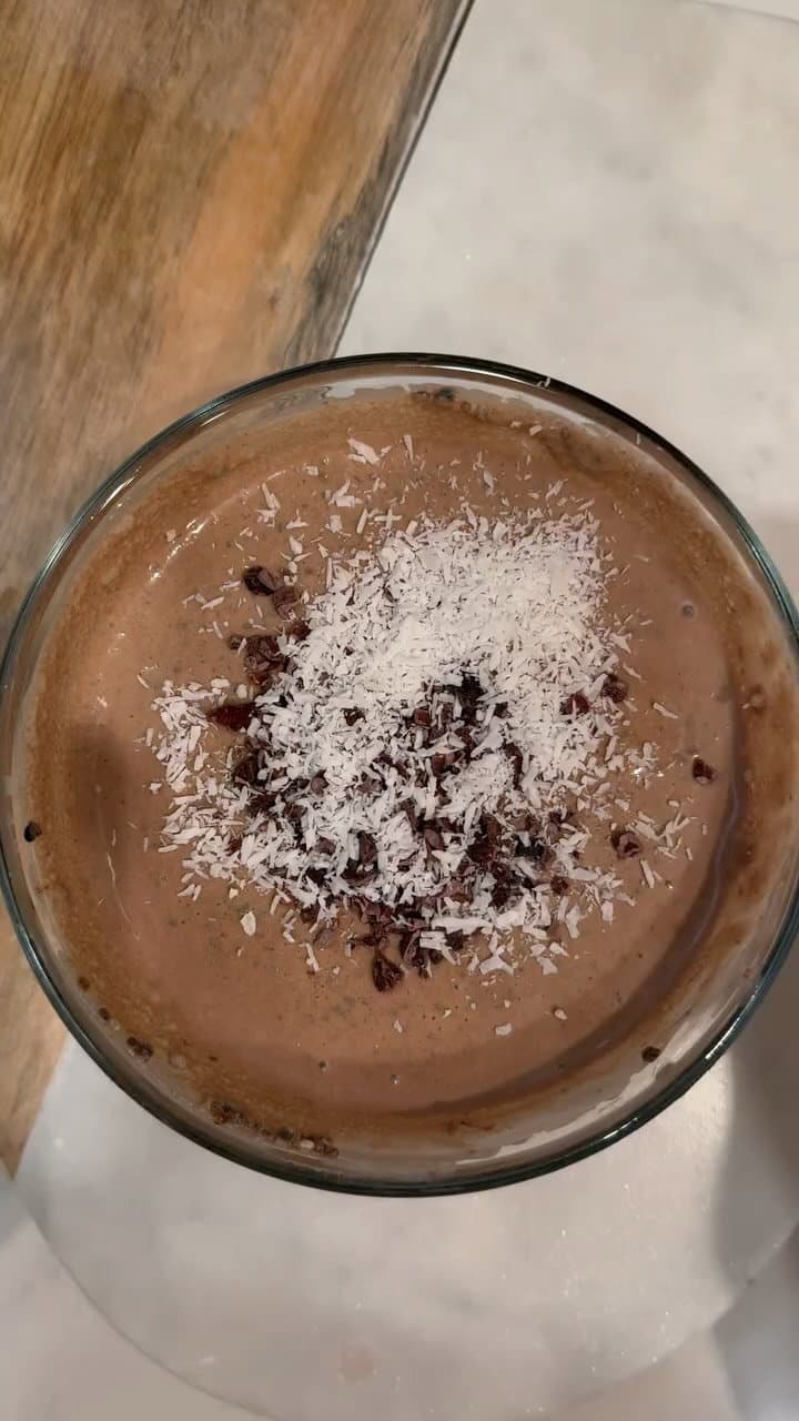 Chocolate Date Chia and Basil Pudding recipe