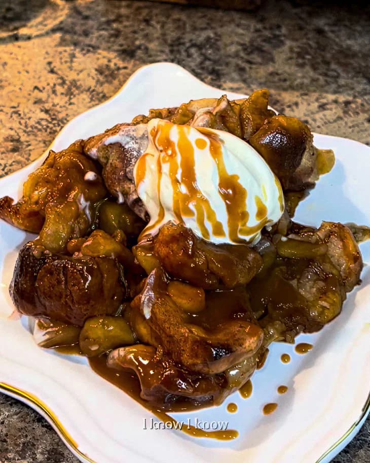 Cinnamon Apple Bread Pudding recipe