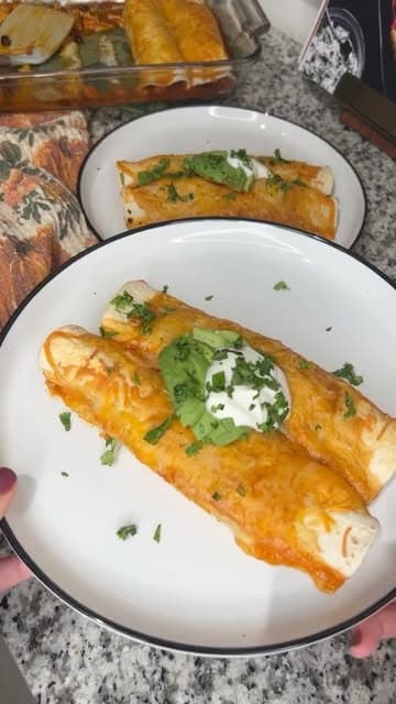 Turkey, Black Bean, and Sweet Potato Enchiladas recipe
