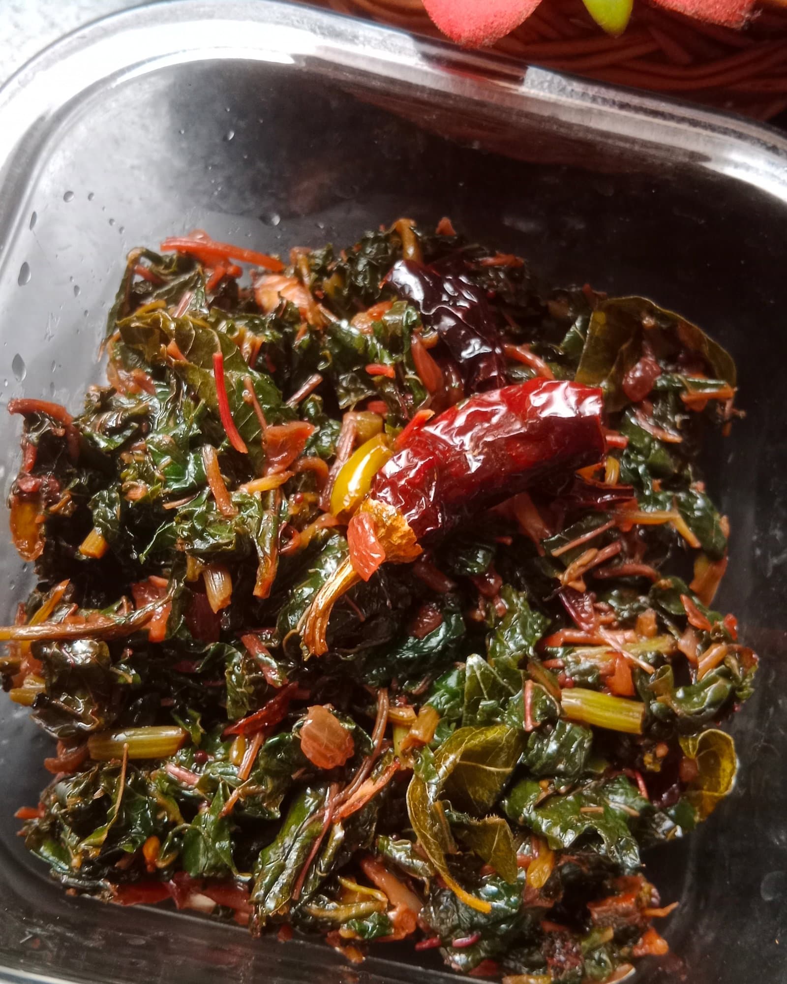 Goan Tambdi Bhaji | Laal Maat Bhaji recipe