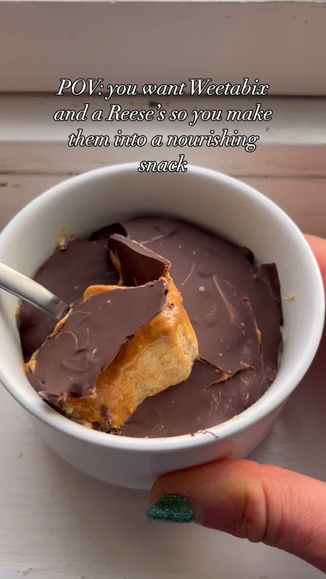 Peanut Butter Chocolate Weetabix Snack recipe
