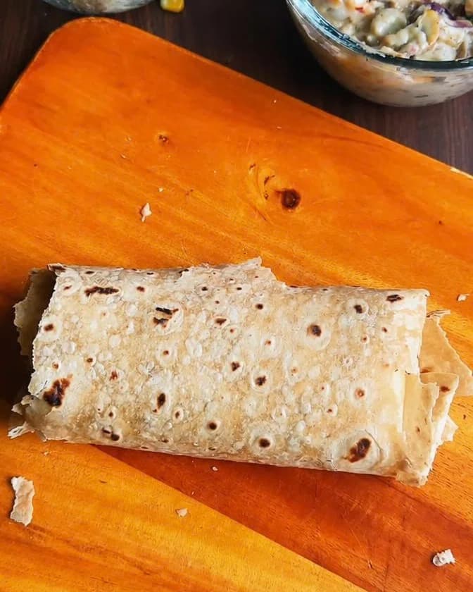 Creamy Mushroom Breakfast Burrito recipe
