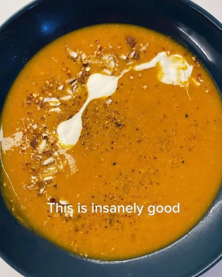 Whole Baked Pumpkin Soup recipe