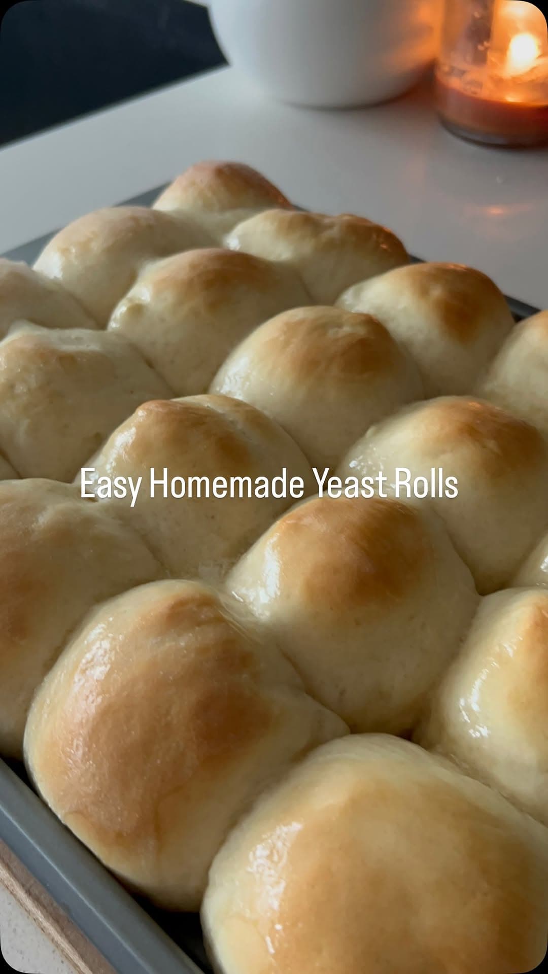 Soft and Fluffy Homemade Yeast Rolls recipe