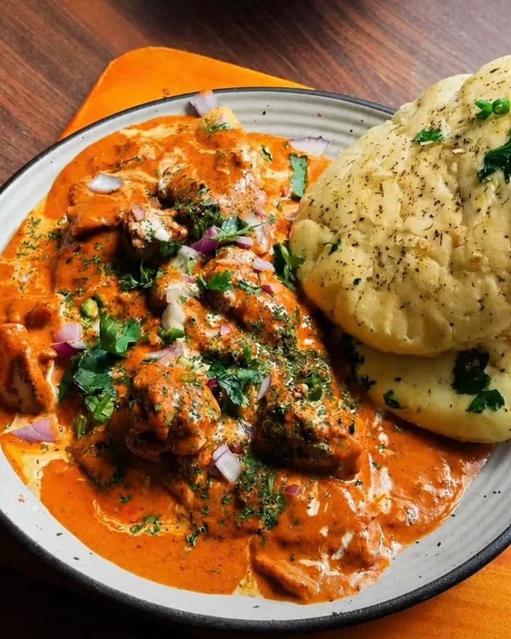 Butter Chicken Omelette recipe