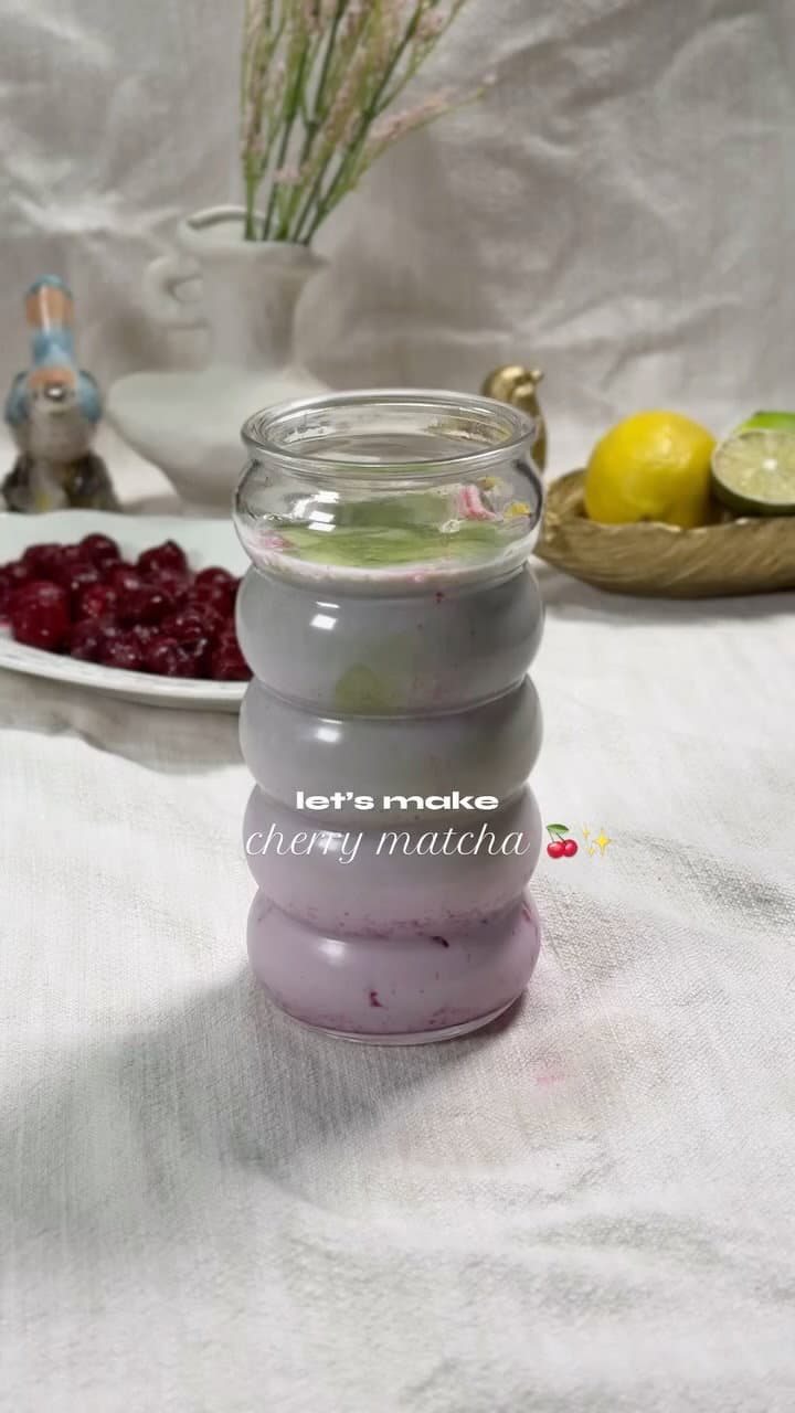 Cherry Matcha recipe