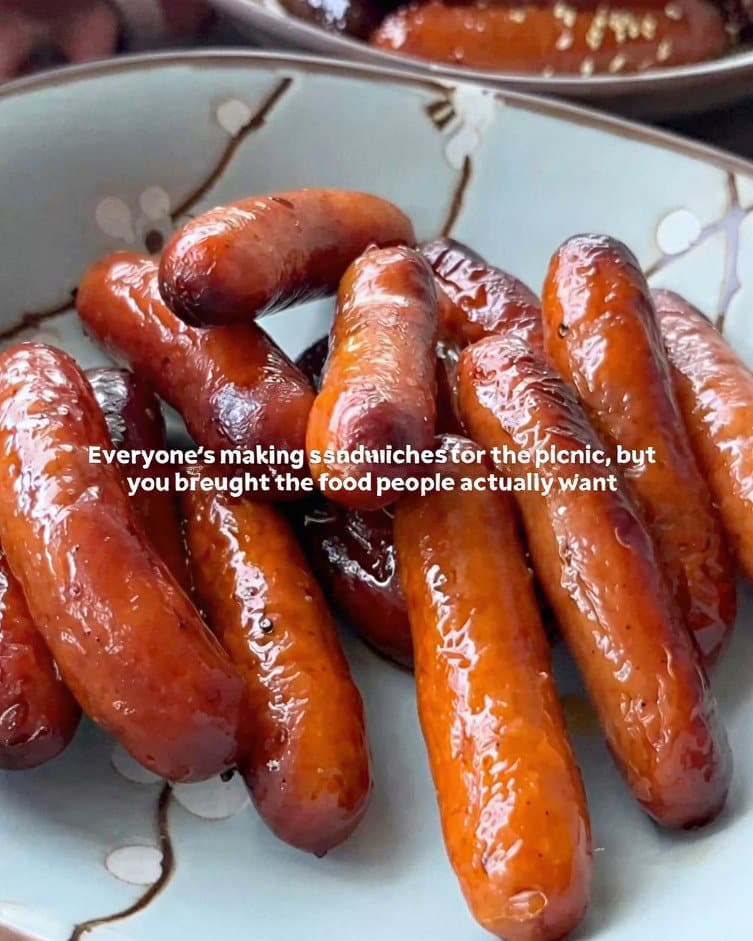 Honey Mustard and Gochujang Butter Sausages recipe