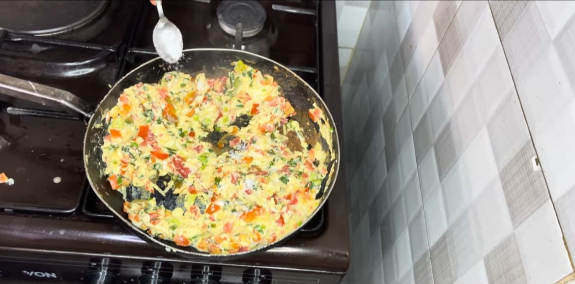 Garden Veggie Omelette recipe