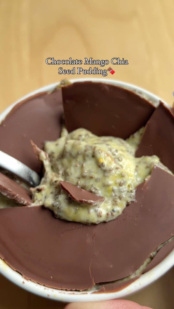 Mango Chocolate Chia Pudding recipe