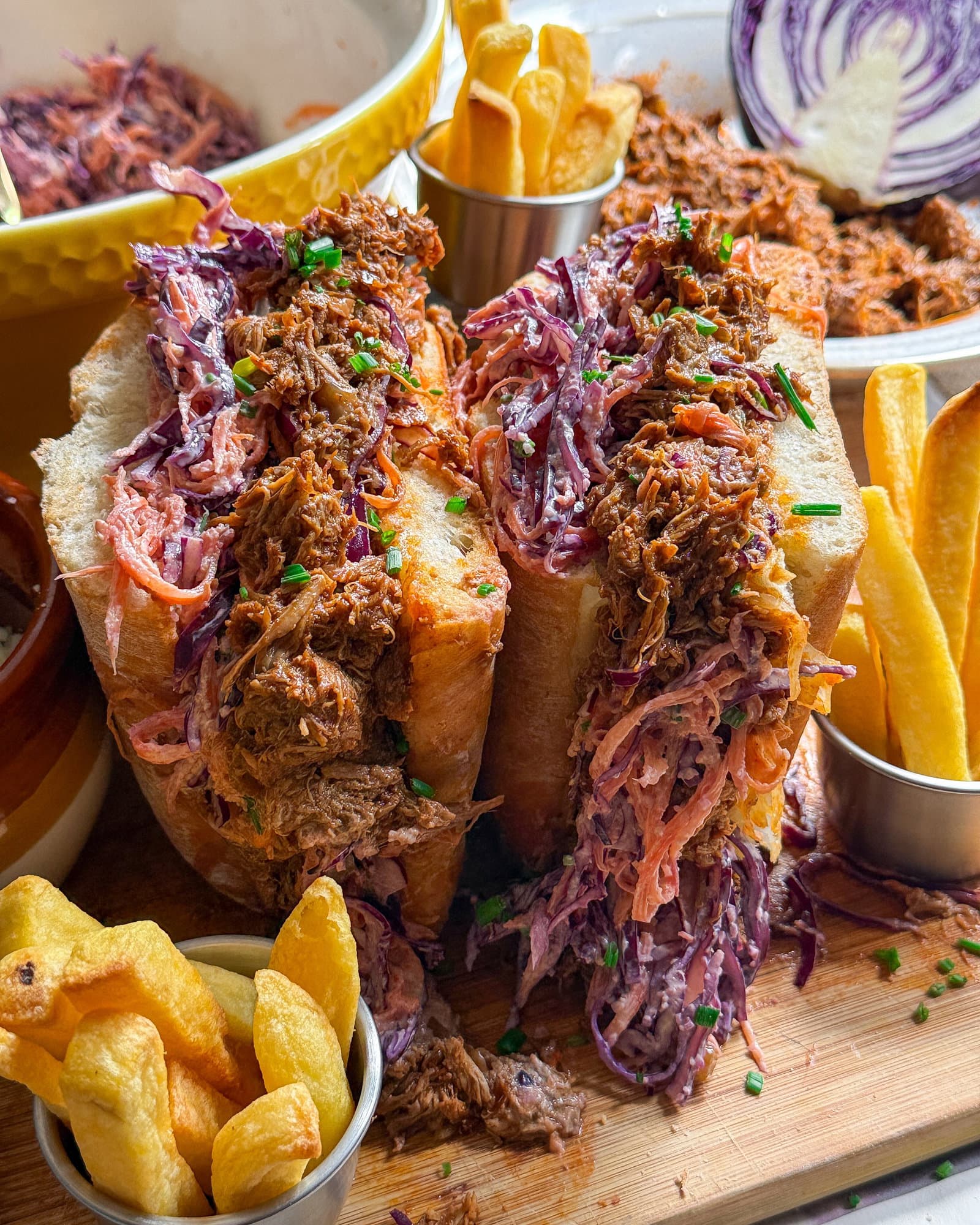 Smokey Chipotle Pulled Chicken Sandwich with Creamy Coleslaw recipe