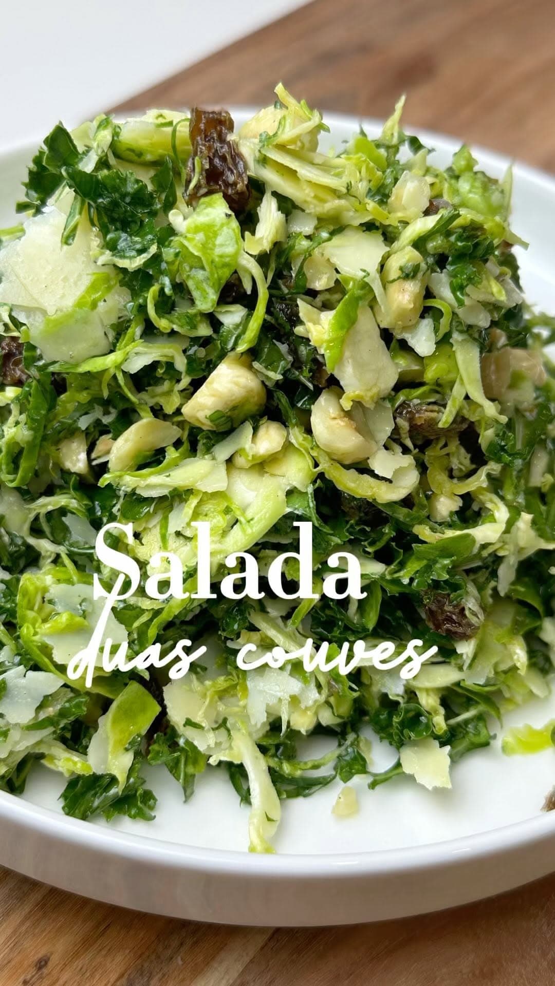 Brussels Sprouts and Kale Salad recipe
