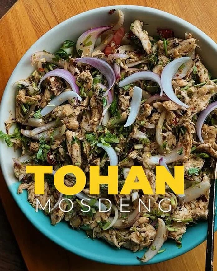 Tohan Masdang (Tripura Style Chicken Salad) recipe