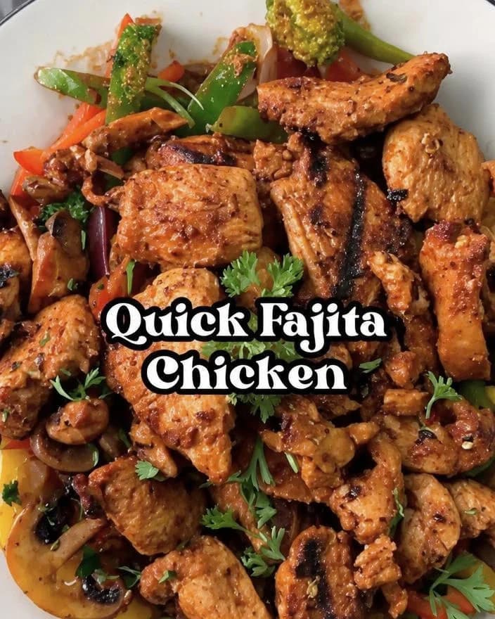 Quick Fajita Chicken with Veggies recipe