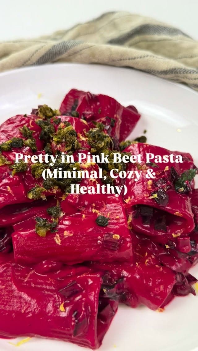Pretty in Pink Beet Pasta đź’— recipe
