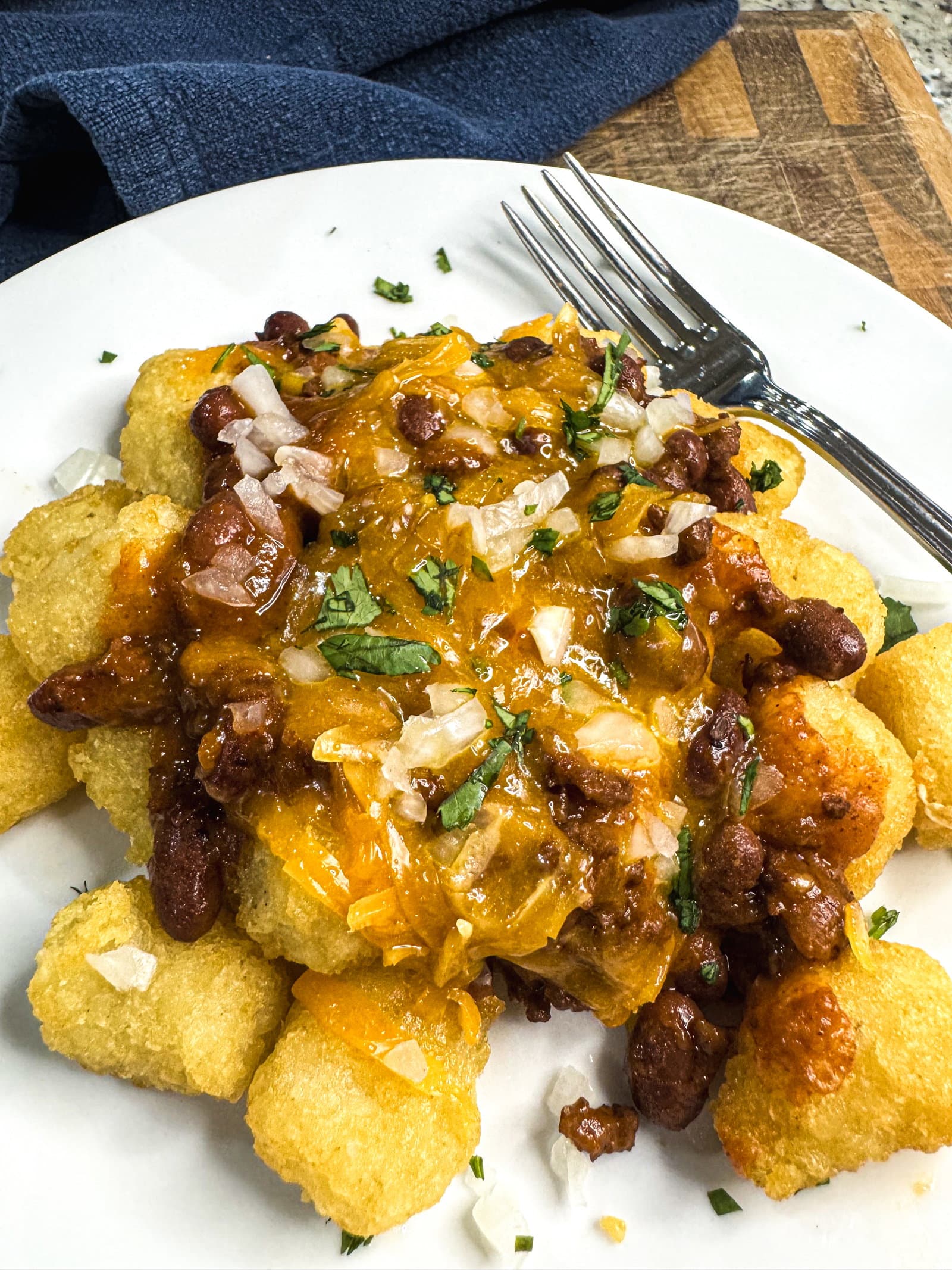 Healthy Chili Cheese Tots Makeover recipe