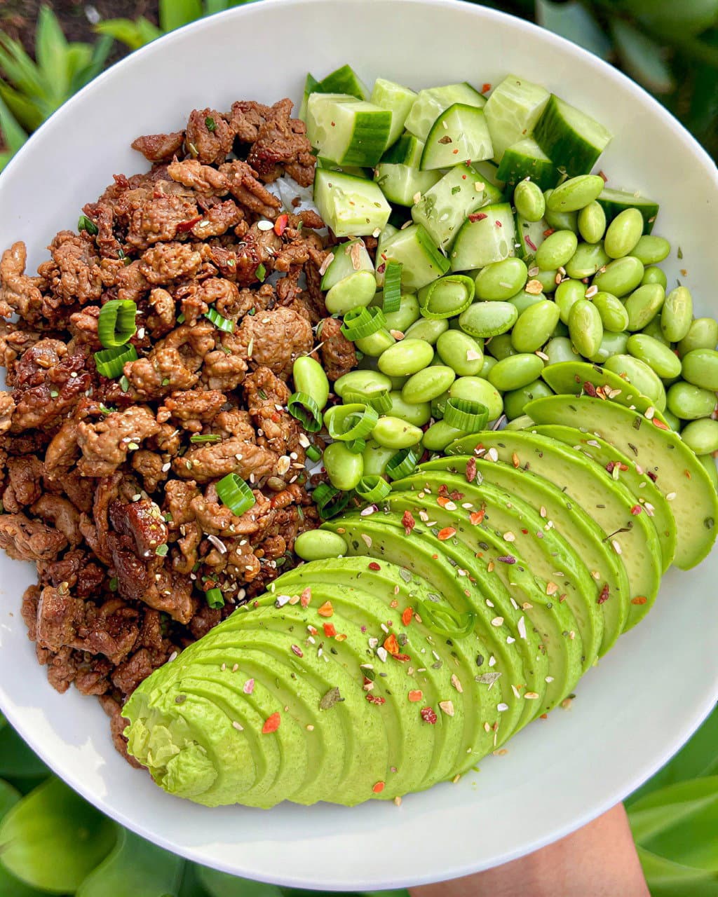 High Protein Teriyaki Beef Bowl recipe