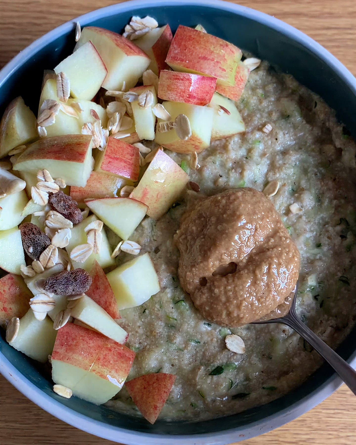 Courgette Protein Oats recipe