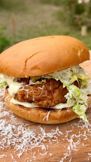 Chicken Caesar Burger recipe