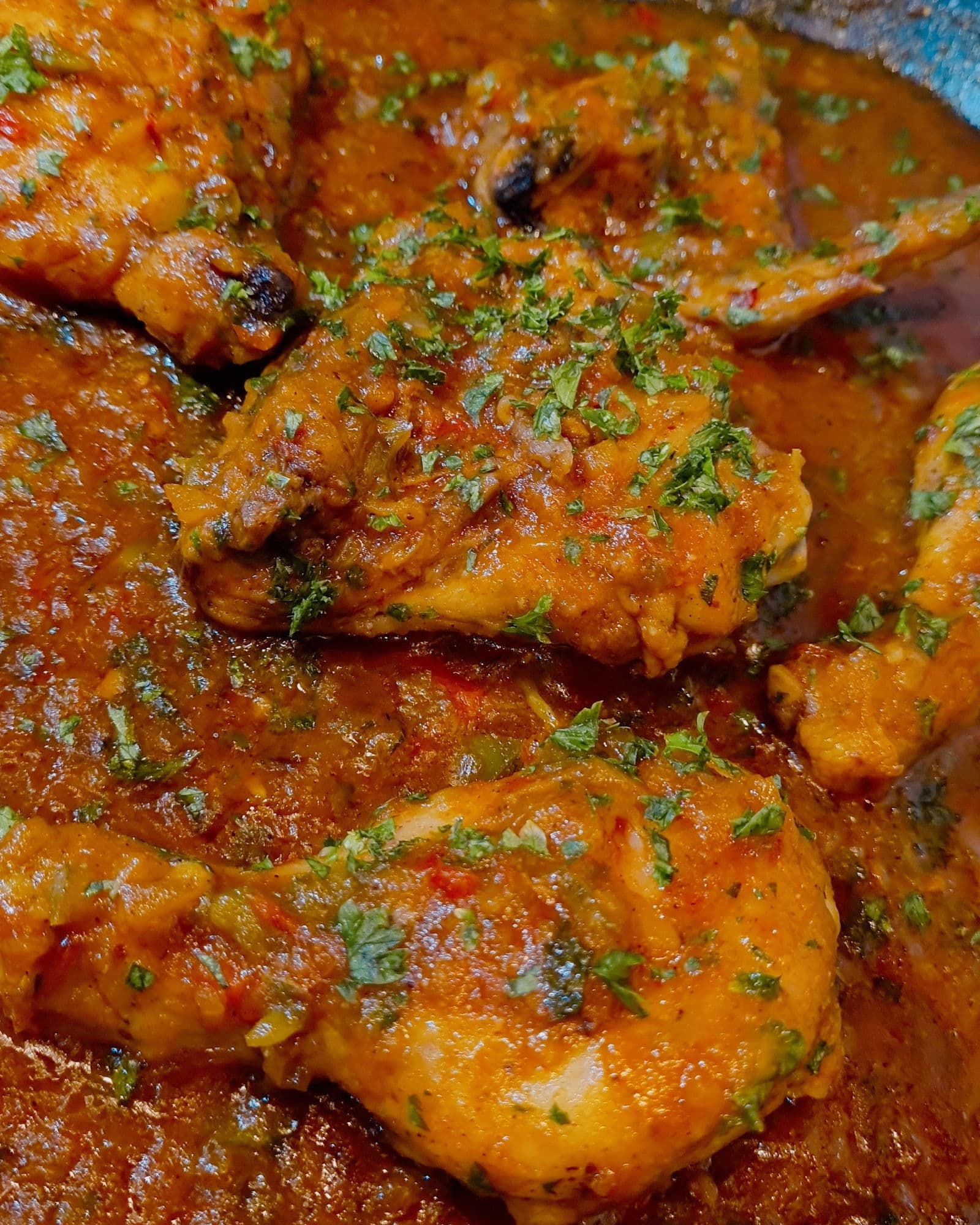 Oven-Grilled Peri-Peri Chicken in Rich Savoury Gravy recipe