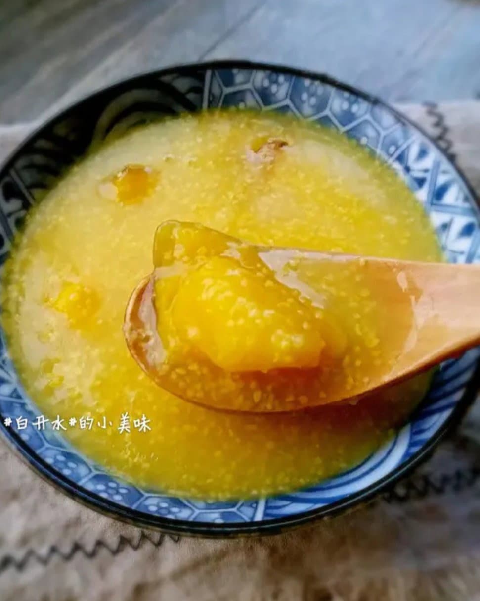 Sweet Potato & Coarse Corn Porridge recipe