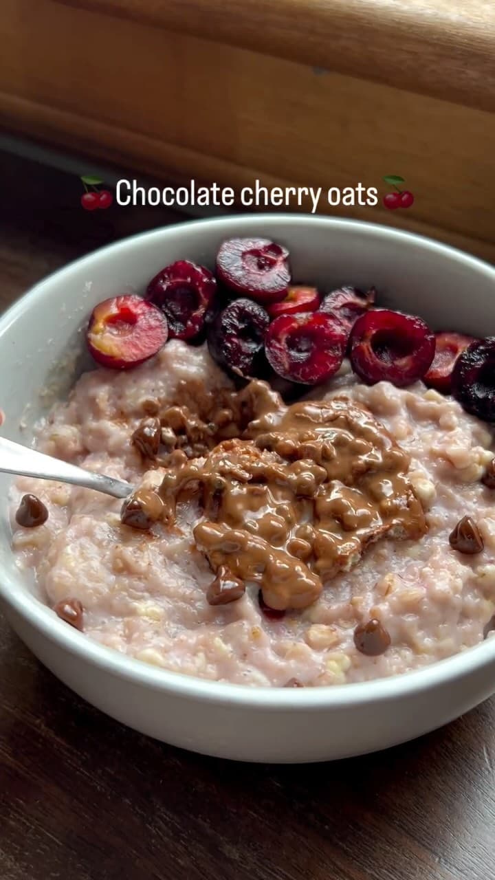 Choc Cherry Oats recipe