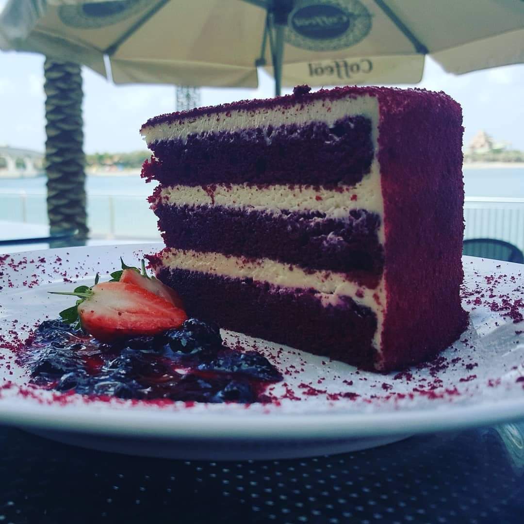 Red Velvet Cake with Rose Cream recipe