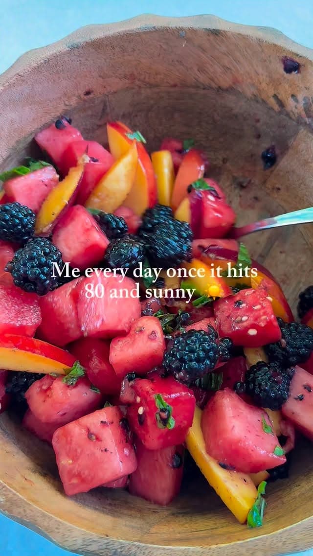 Refreshing Watermelon Nectarine Salad recipe