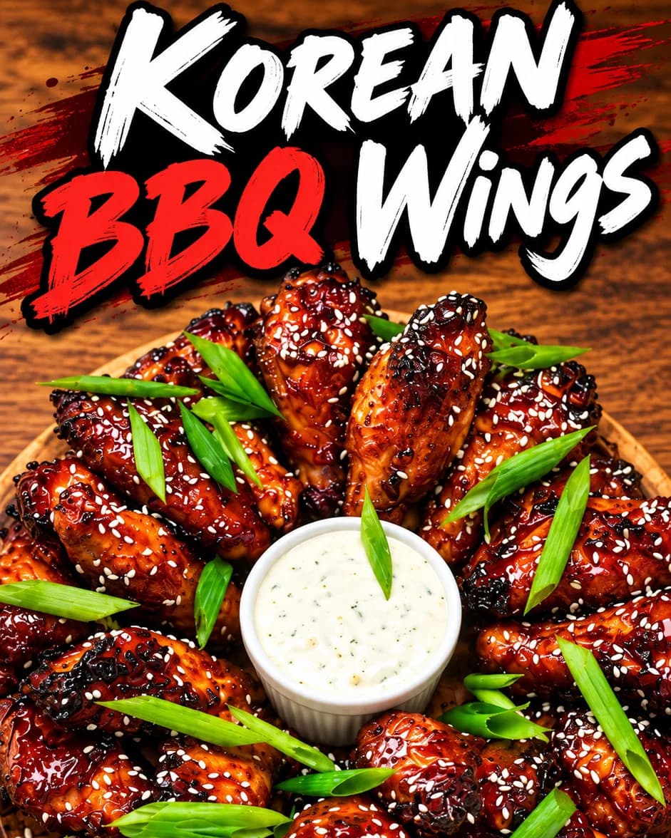 Smoked Korean Pop BBQ Wings recipe