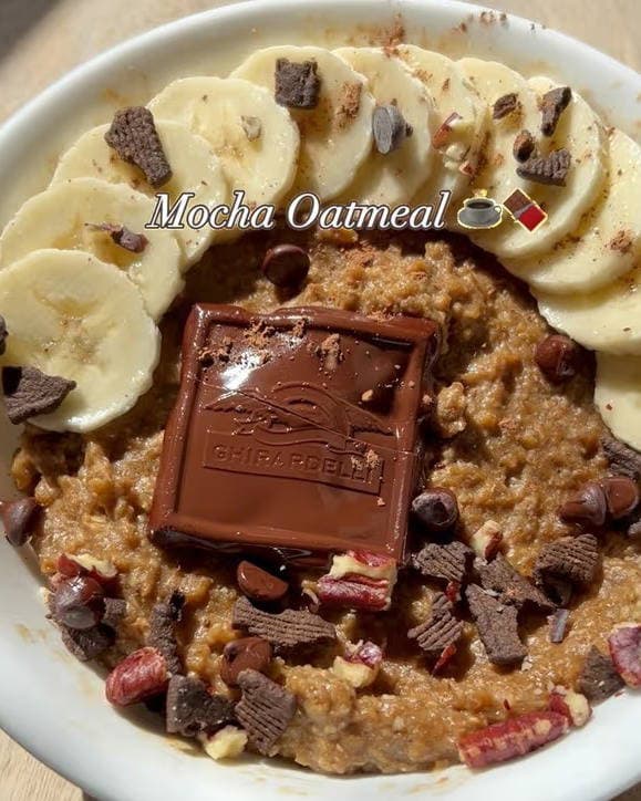 Mocha Protein Oats recipe
