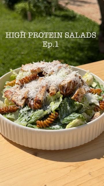 High Protein Chicken Caesar Salad recipe