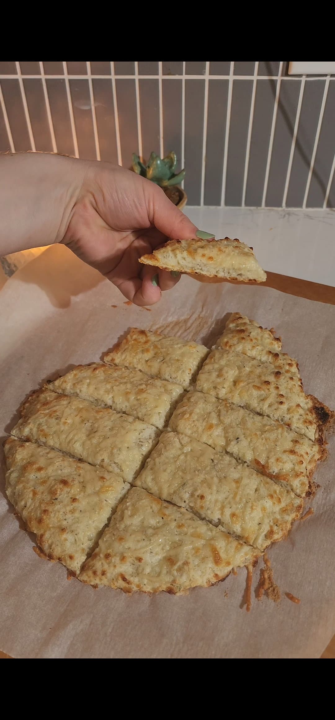 Cottage Cheese Breadsticks recipe