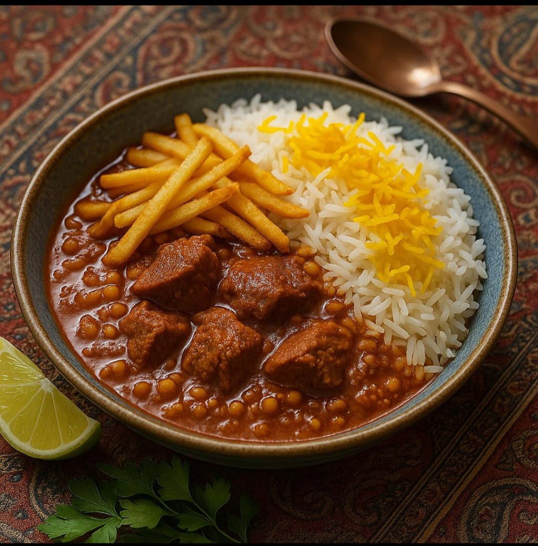 Persian Gheymeh | Split Pea and Beef Stew recipe