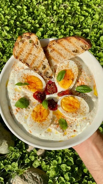 Eggs in Yogurt recipe