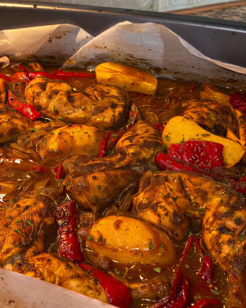 Roasted Chicken Tray recipe