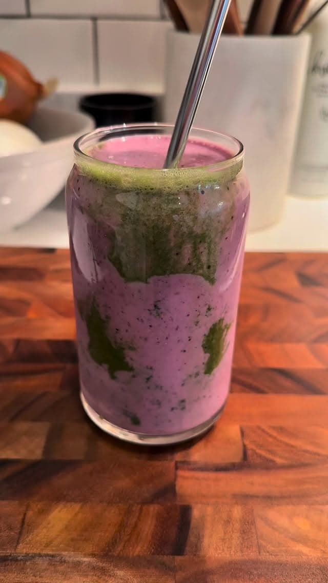 GF/DF Cherry Coconut Matcha Smoothie recipe