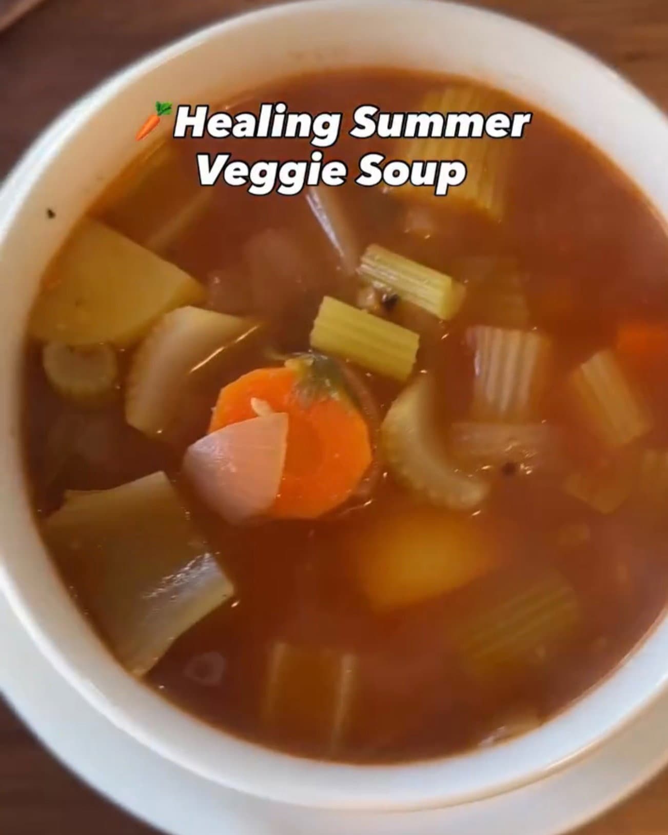 Healing Summer Veggie Soup recipe