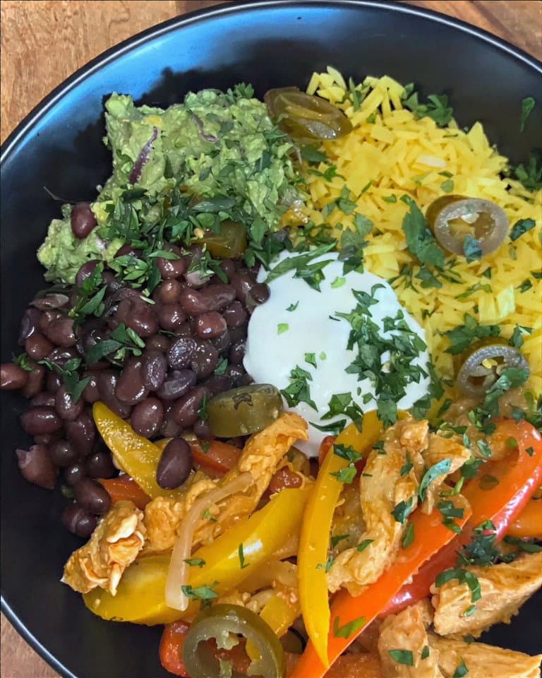 Chicken Fajita Bowl recipe