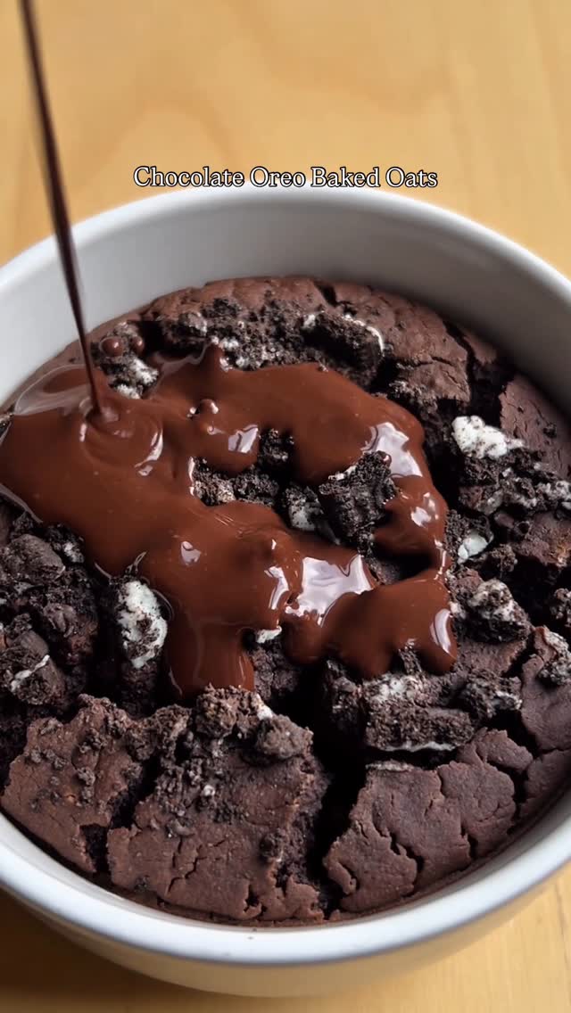 Oreo Baked Oats recipe