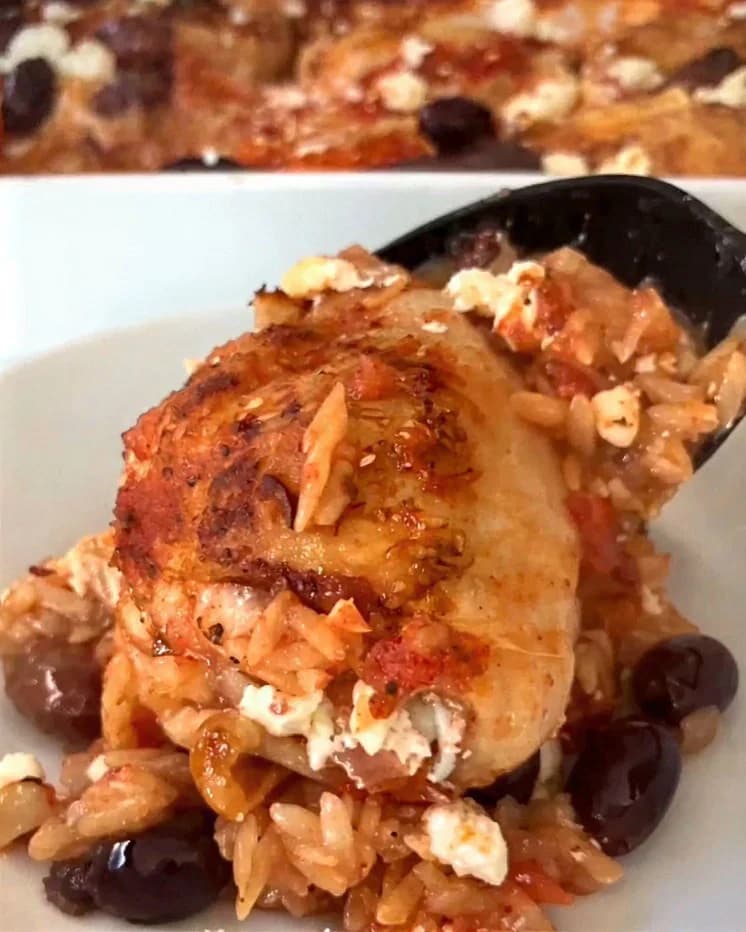 Greek Chicken Orzo recipe