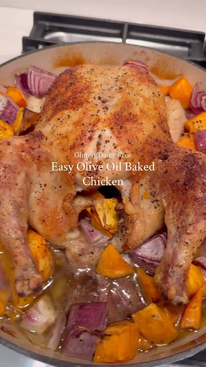 GF/DF Easy Olive Oil Baked Chicken recipe