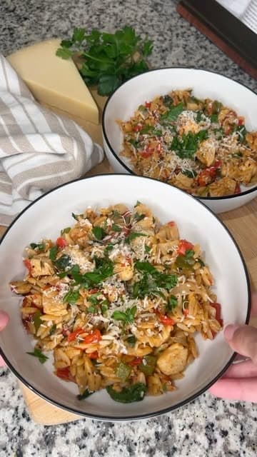 One Pan Cajun Chicken & Orzo recipe