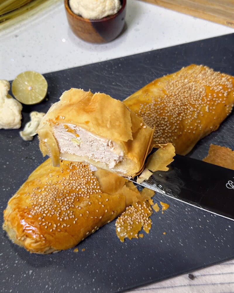 Chicken Roll with Phyllo Dough recipe